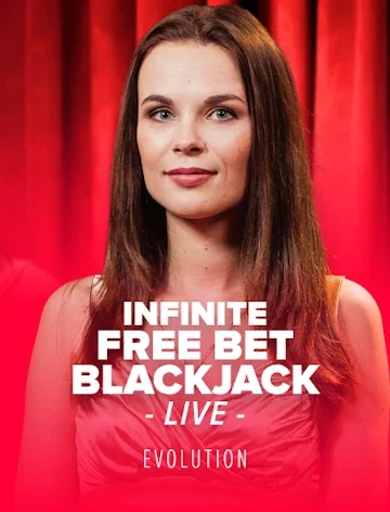 Infinite Free Bet Blackjack live table at SpinBoss Casino
