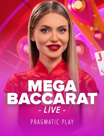 Mega Baccarat live table at SpinBoss Casino